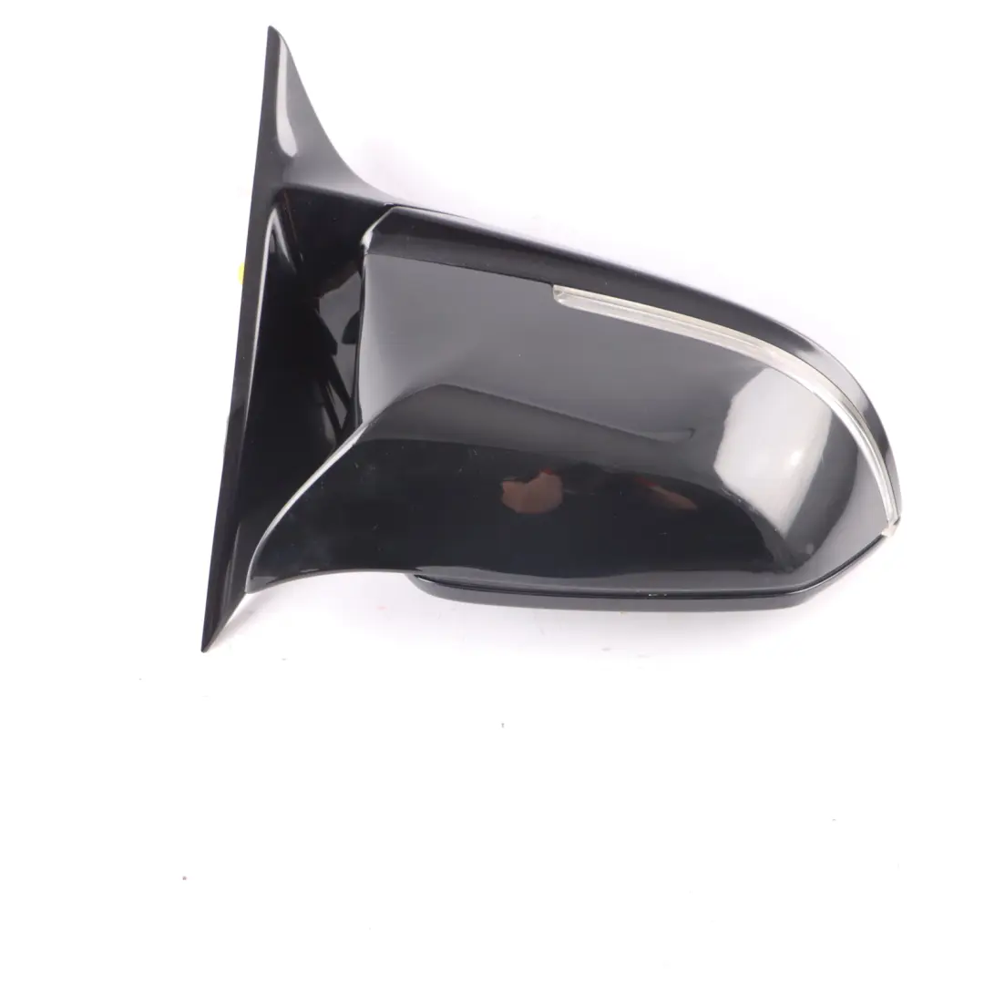 Wing Mirror BMW F30 F31 M Sport High Gloss Heated Right O/S Black 5 Pins