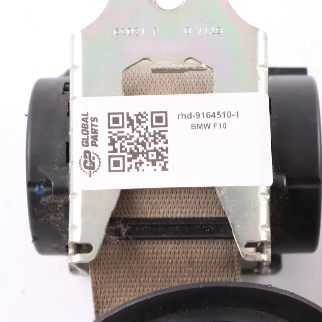 BMW F01 F02 F10 F11 Seat Upper Belt Front Right O/S Seatbelt Oyster 9164510