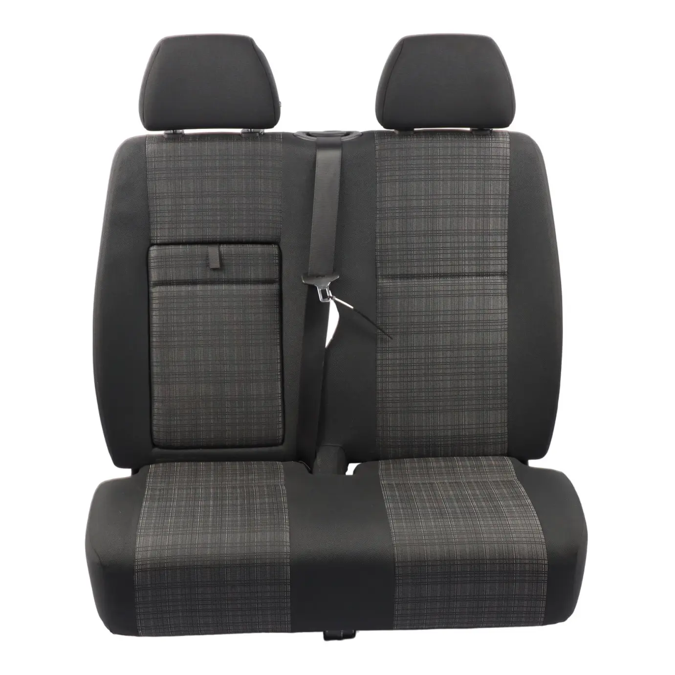 Front Seat Mercedes W906 Sprinter Double Left N/S Cloth Black Fabric