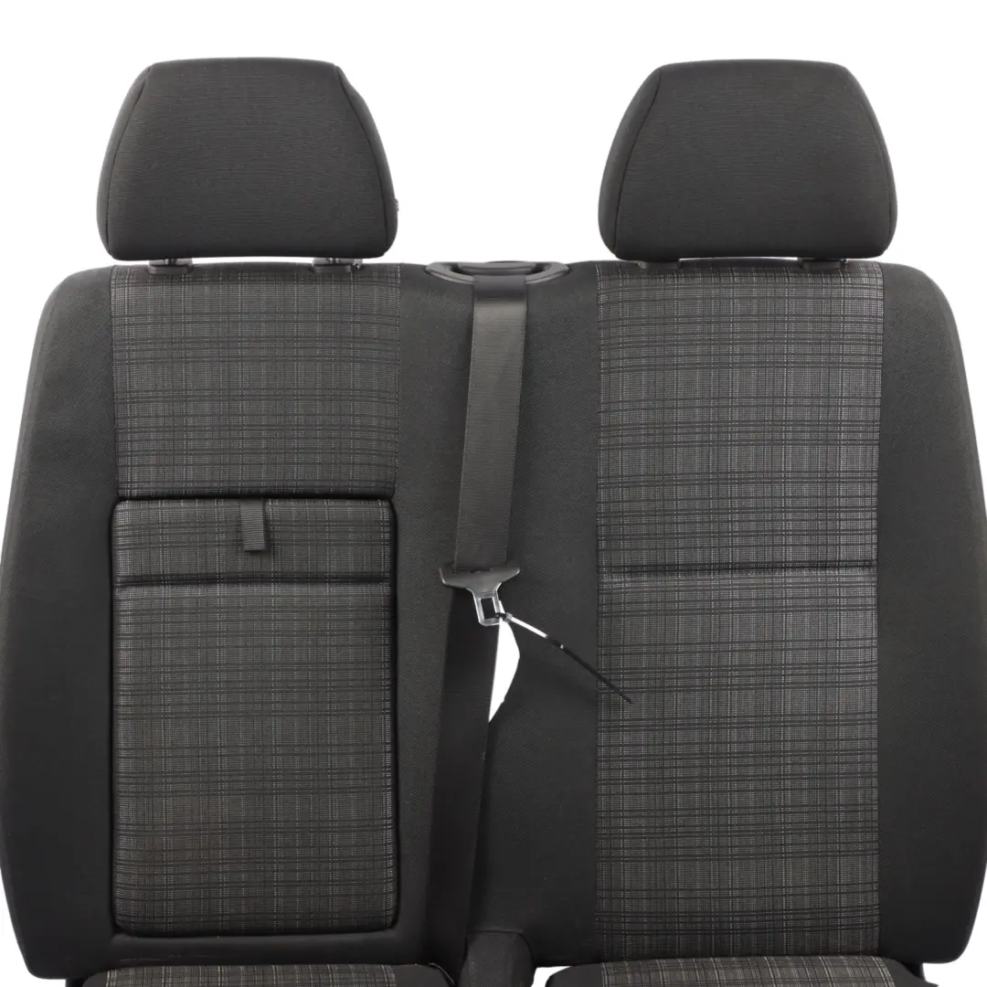 Front Seat Mercedes W906 Sprinter Double Left N/S Cloth Black Fabric