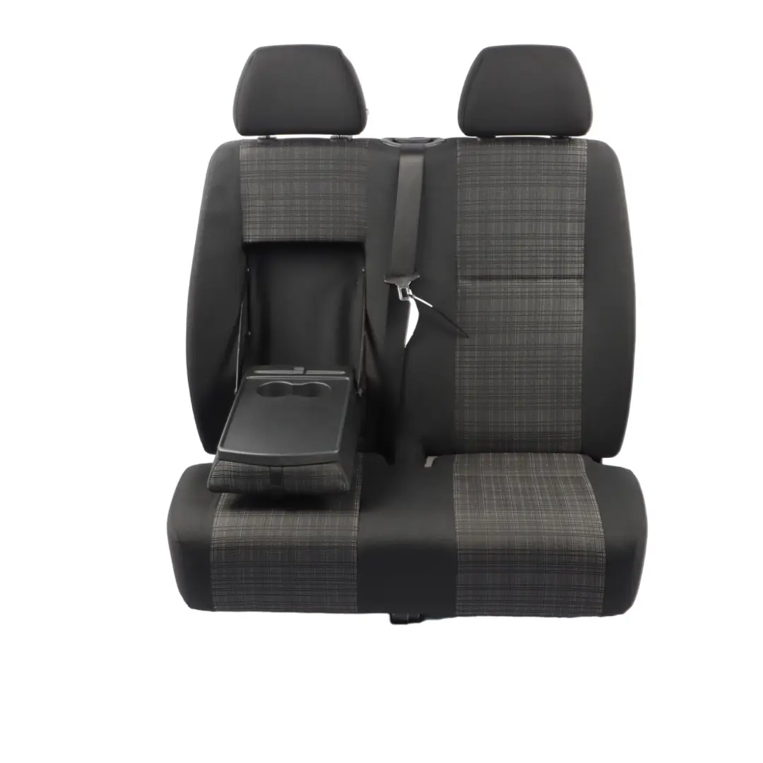 Front Seat Mercedes W906 Sprinter Double Left N/S Cloth Black Fabric