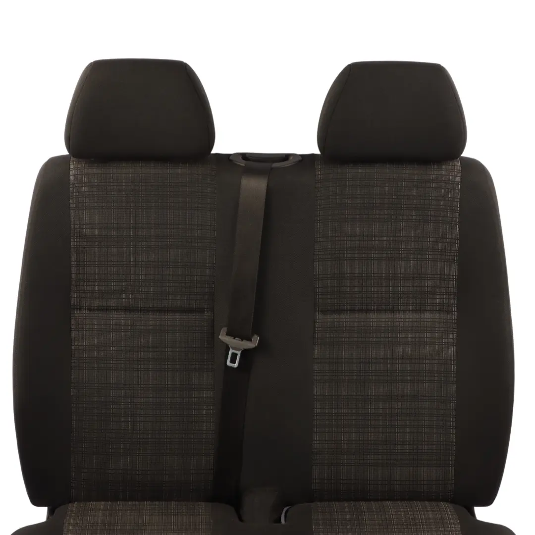 Front Seat Mercedes W906 Passenger Double Seat Left N/S Cloth Fabric Black Tunja