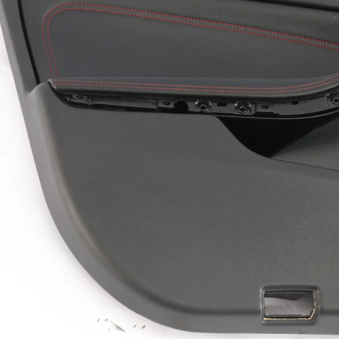 Mercedes X156 Tapa tarjeta puerta delantera izquierda panel ajuste cuero