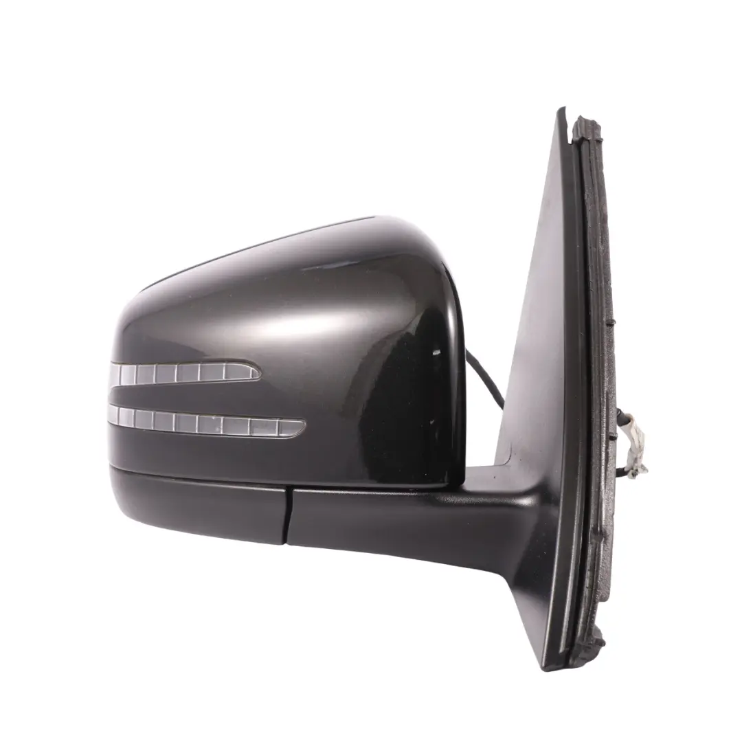 Mercedes ML W166 Door Outer Wing Mirror Right O/S Obsidian Black - 197