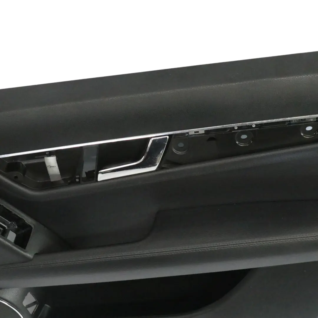 Mercedes W204 Front Right O/S Door Card Trim Panel Leather Black A2047209462