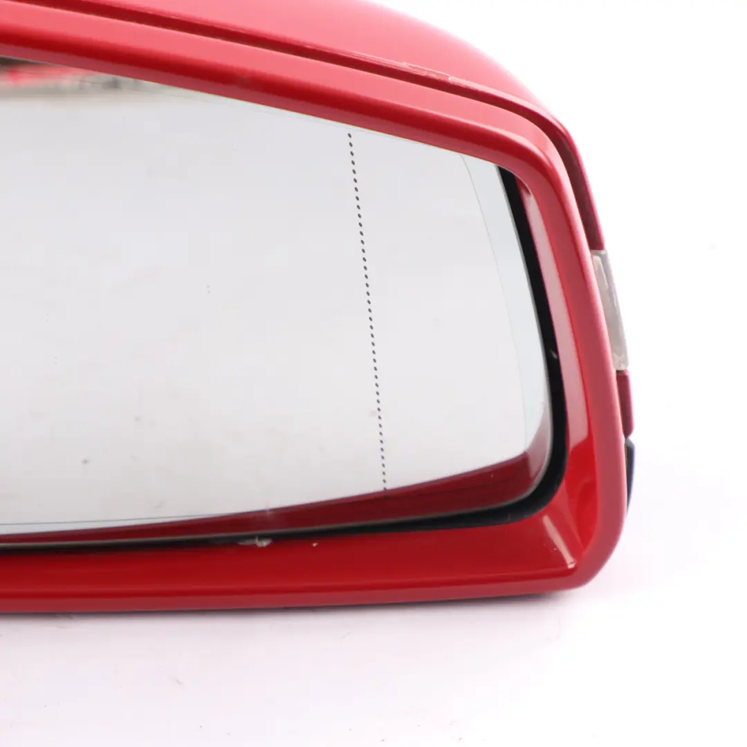 Mercedes W204 Wing Mirror Power Fold Door Right O/S Outside Fire Opal Red - 590