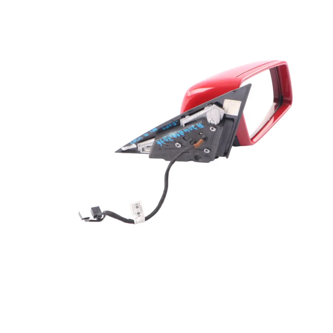 Mercedes W204 Wing Mirror Power Fold Door Right O/S Outside Fire Opal Red - 590