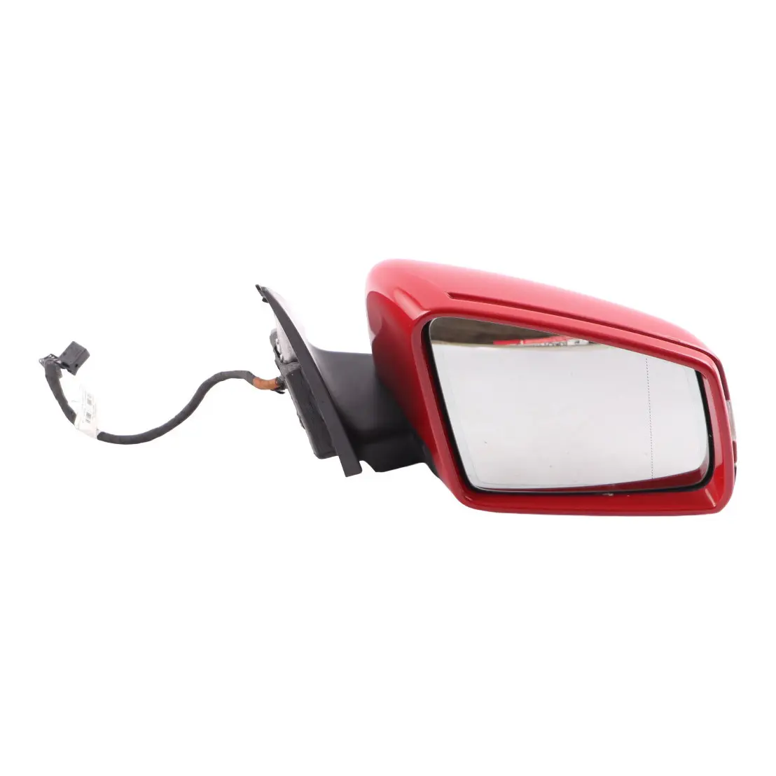 Mercedes W204 Wing Mirror Power Fold Door Right O/S Outside Fire Opal Red - 590