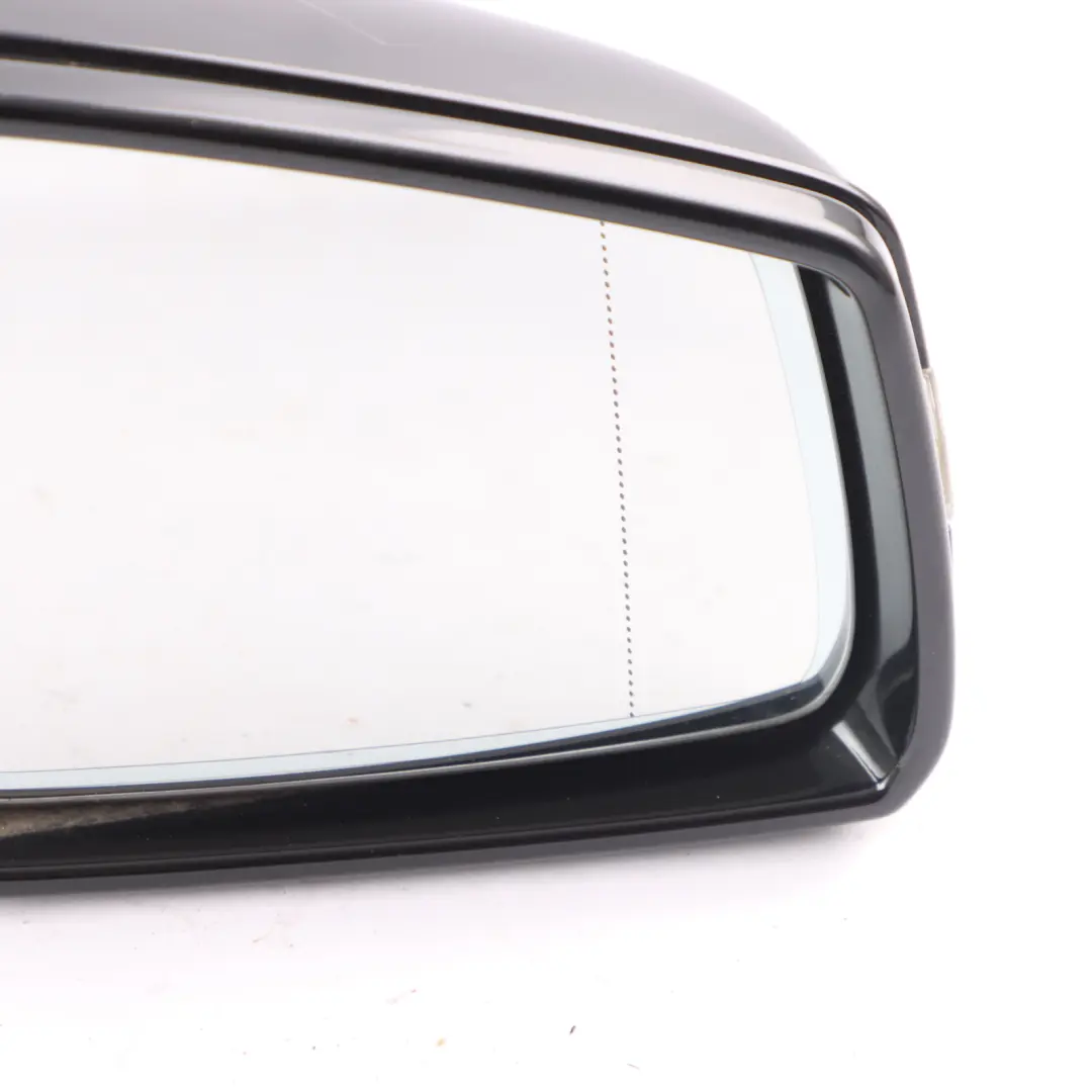 Mercedes W204 Wing Mirror Power Fold Door Right O/S Obsidian Black Metallic 197