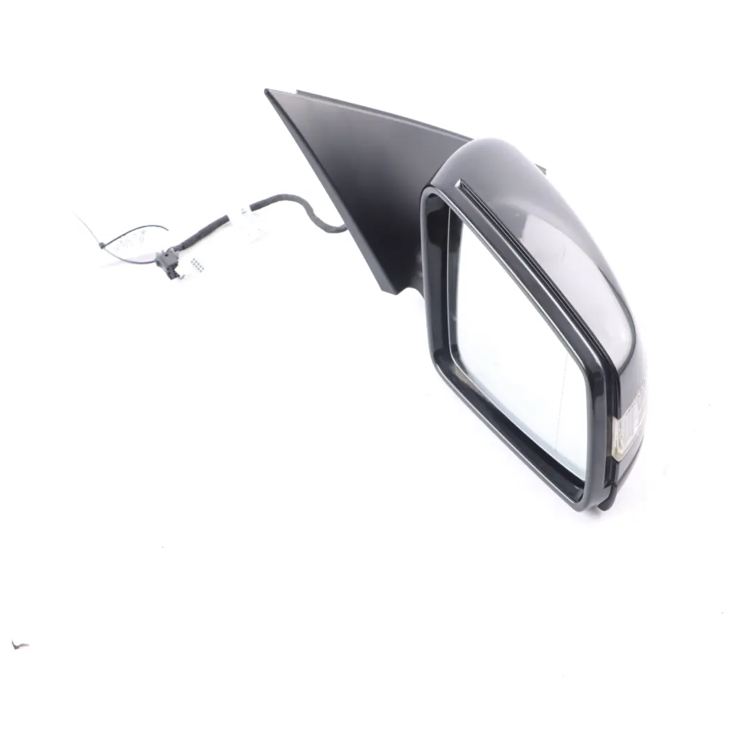 Mercedes W204 Wing Mirror Power Fold Door Right O/S Obsidian Black Metallic 197