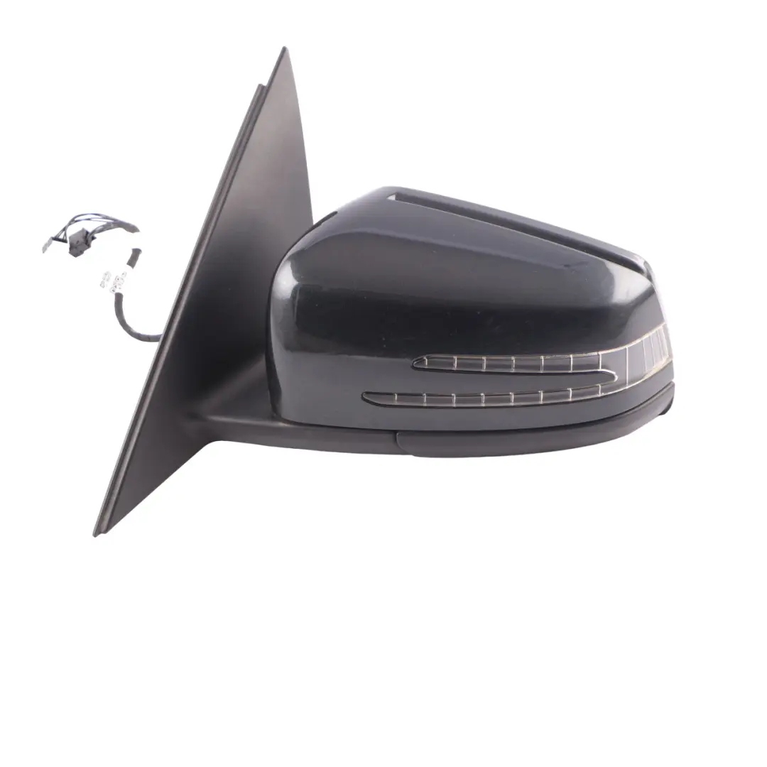 Mercedes W204 Wing Mirror Power Fold Auto Dimming Left N/S Magnetite Black - 183