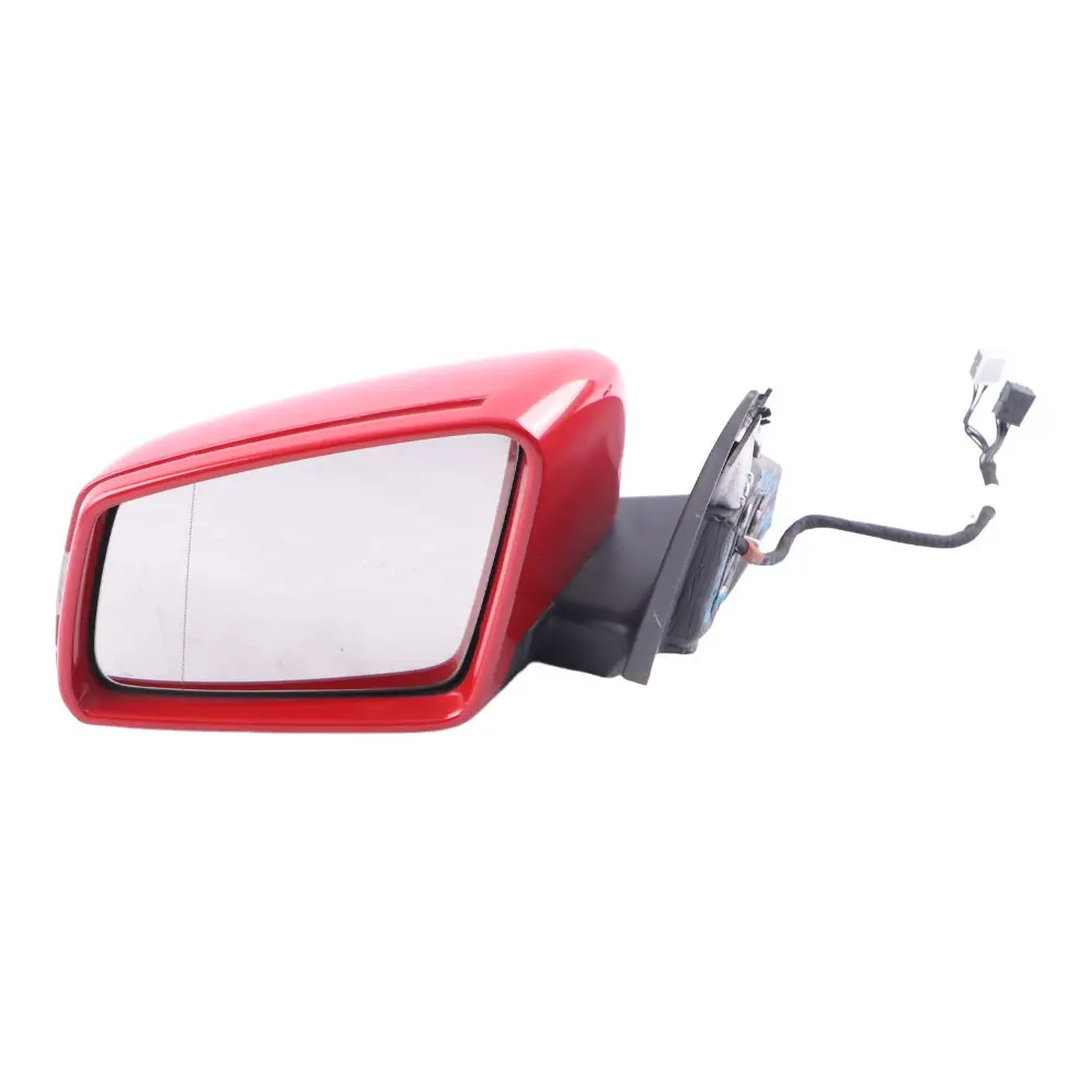 Mercedes W204 Wing Mirror Outside Door Left N/S Feueropal Fire Opal Red - 590