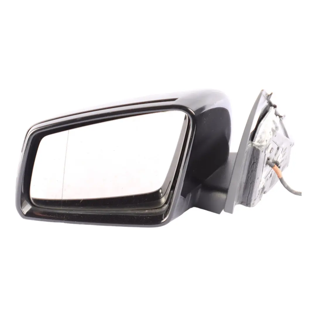 Mercedes W204 Wing Mirror Electric Outside Door Left N/S Obsidian Black - 197