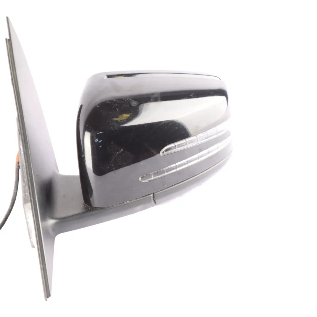 Mercedes W204 Wing Mirror Electric Outside Door Left N/S Obsidian Black - 197