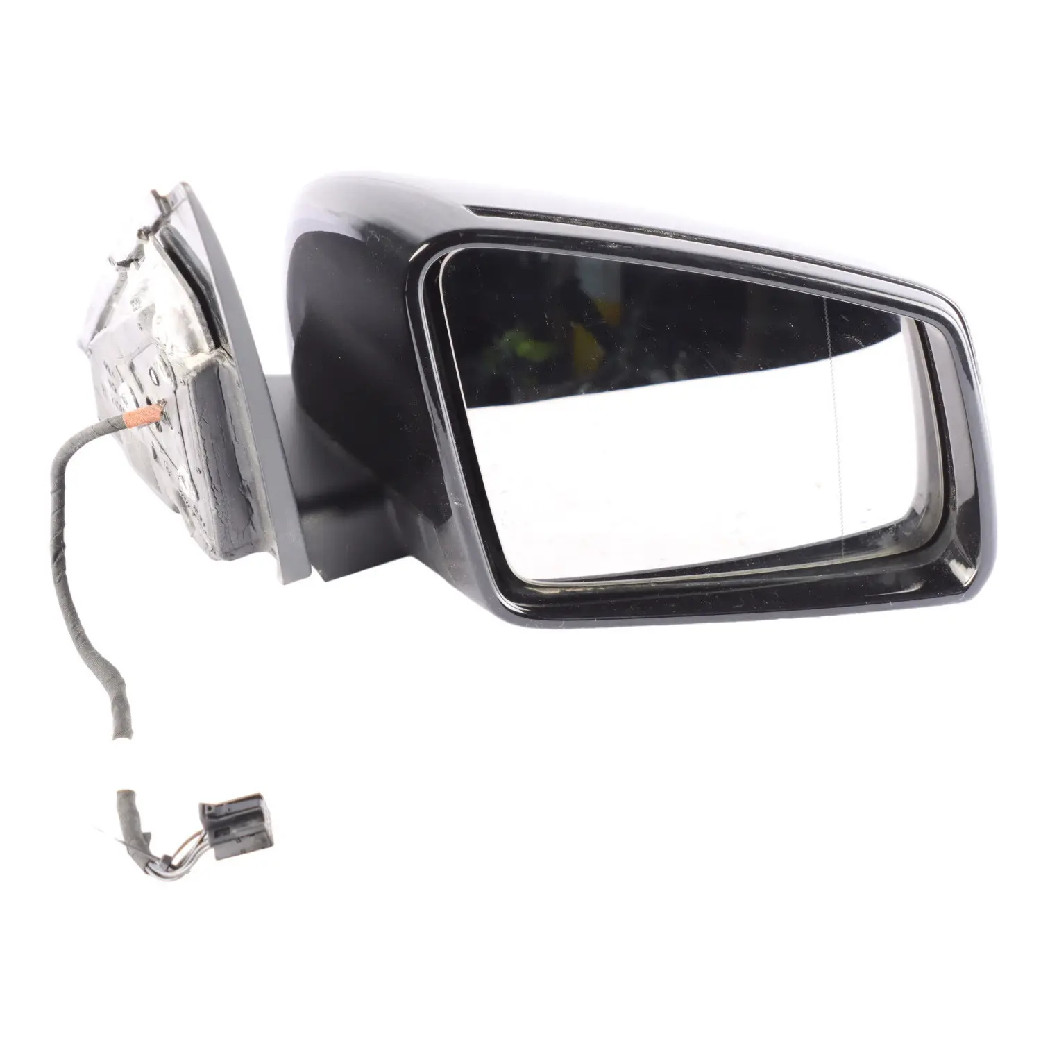 Mercedes W204 Wing Mirror Electric Outside Door Right O/S Obsidian Black - 197