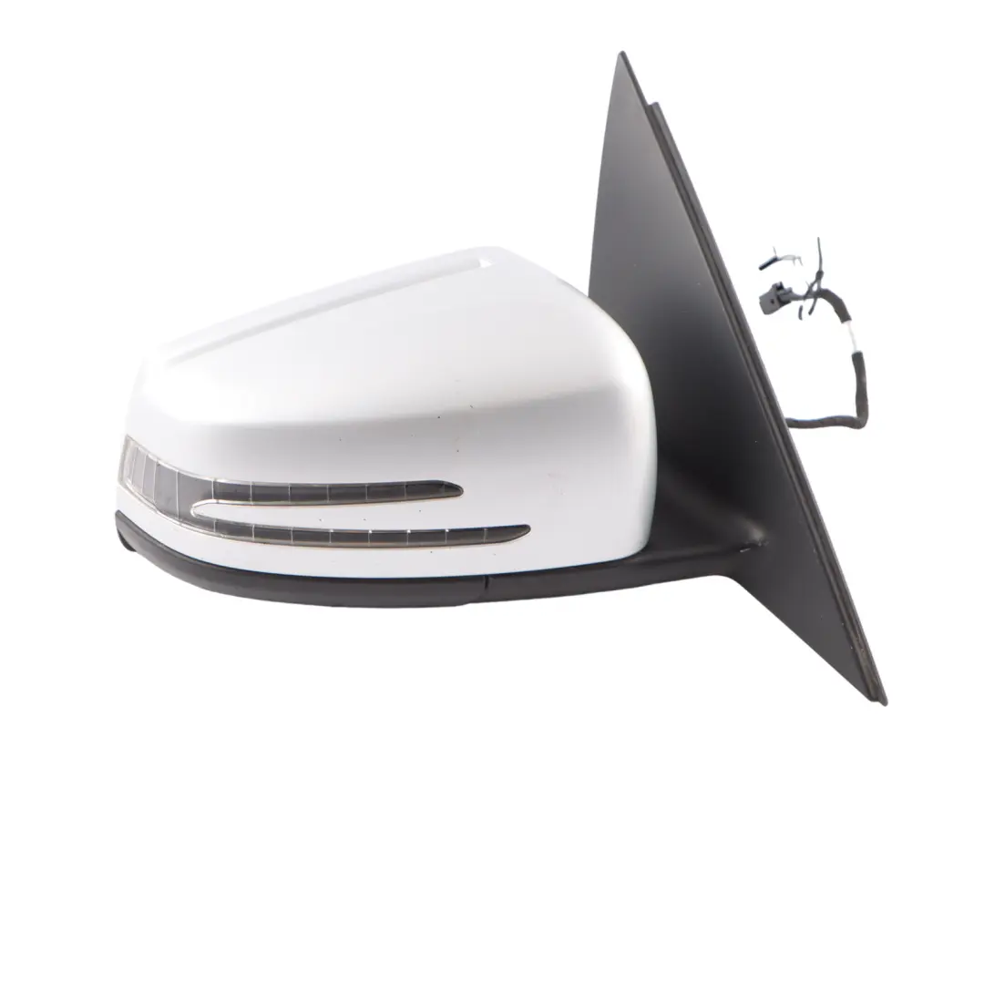 Mercedes W204 Wing Mirror Door Right O/S Power Fold Auto Dip Iridium Silver 775