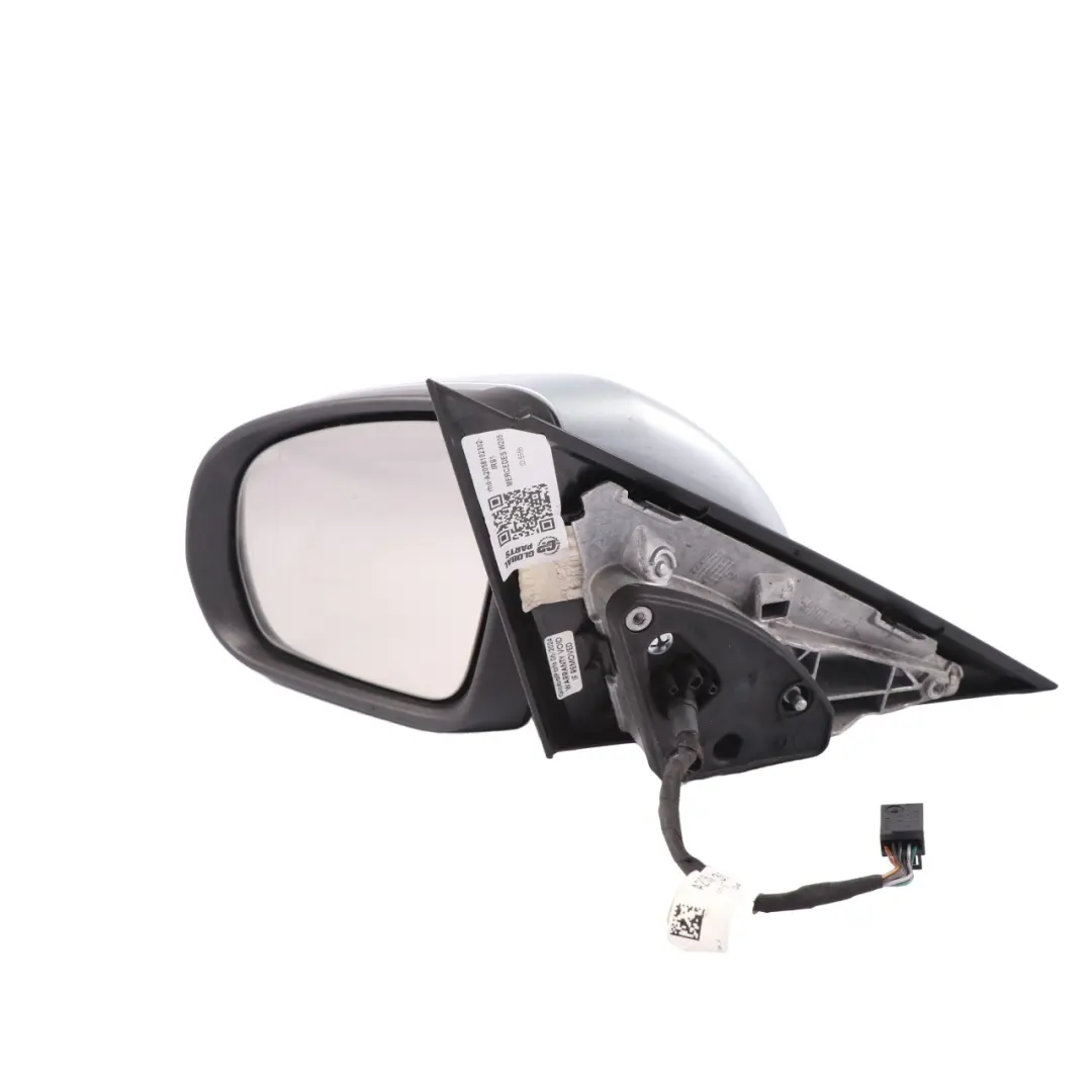 Mercedes W205 Wing Mirror Door Left N/S Outside Iridium Silver Metallic - 775