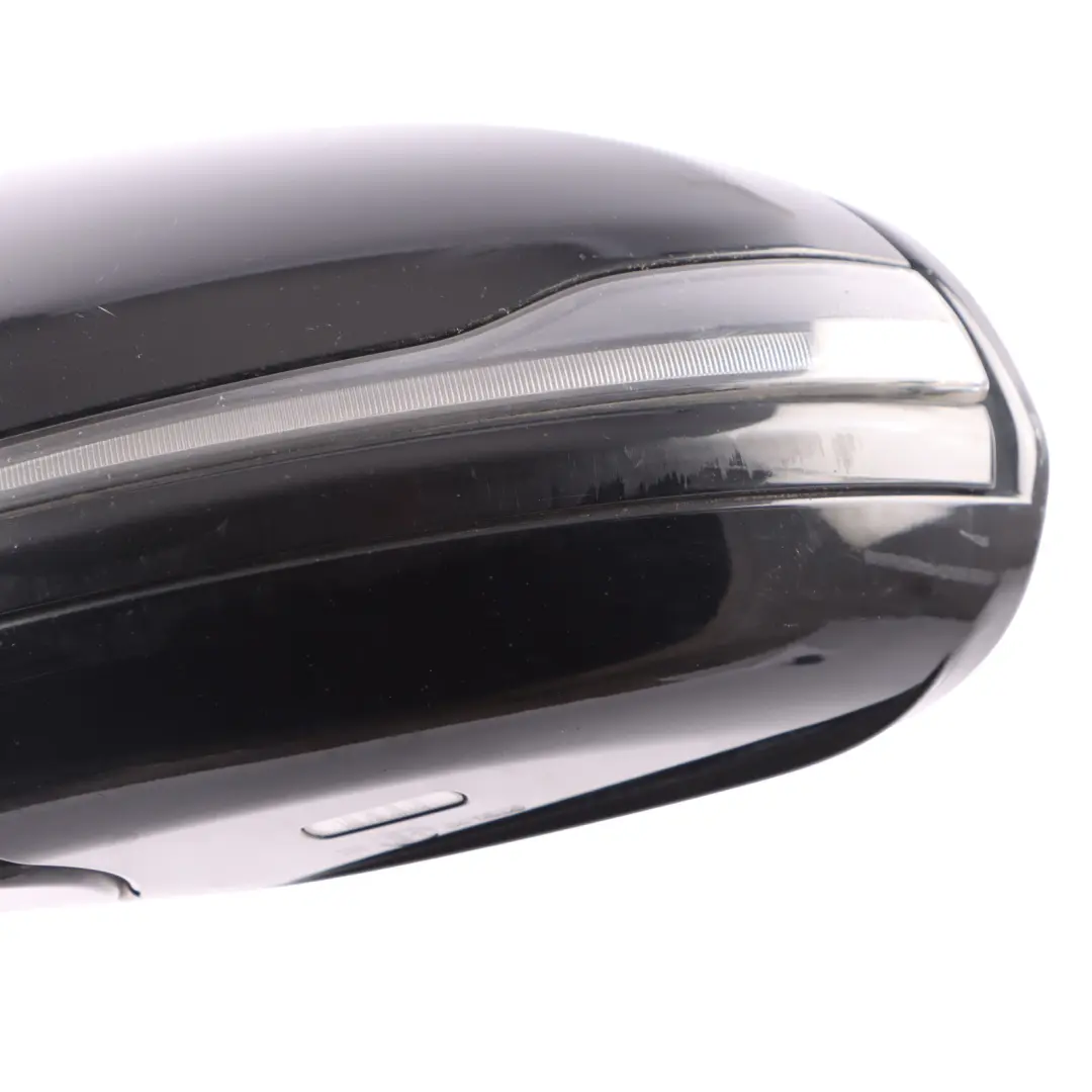 Mercedes W213 Wing Mirror Outside Door Left N/S Obsidian Black - 197