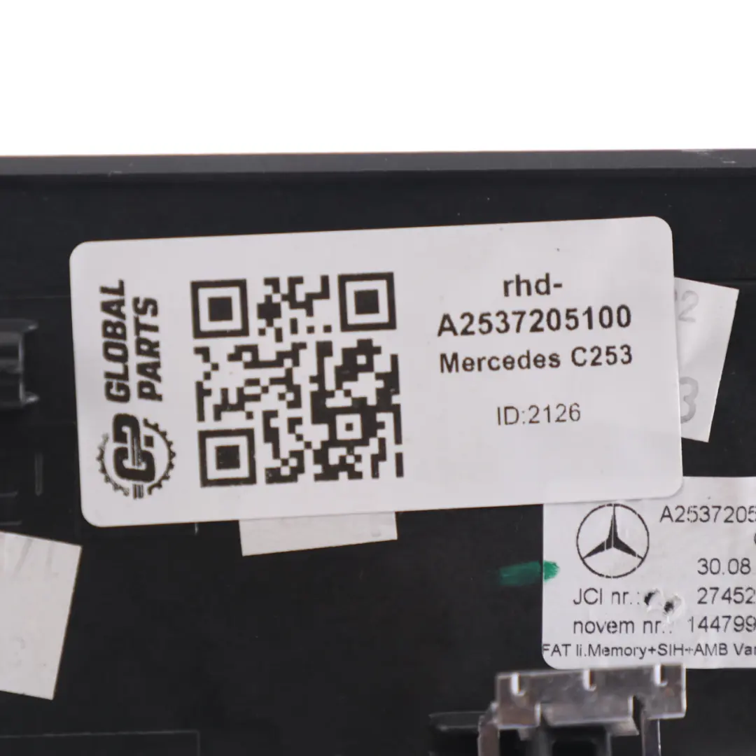 Mercedes W253 Door Card Interior Trim Front Left N/S Strip Aluminium A2537205100