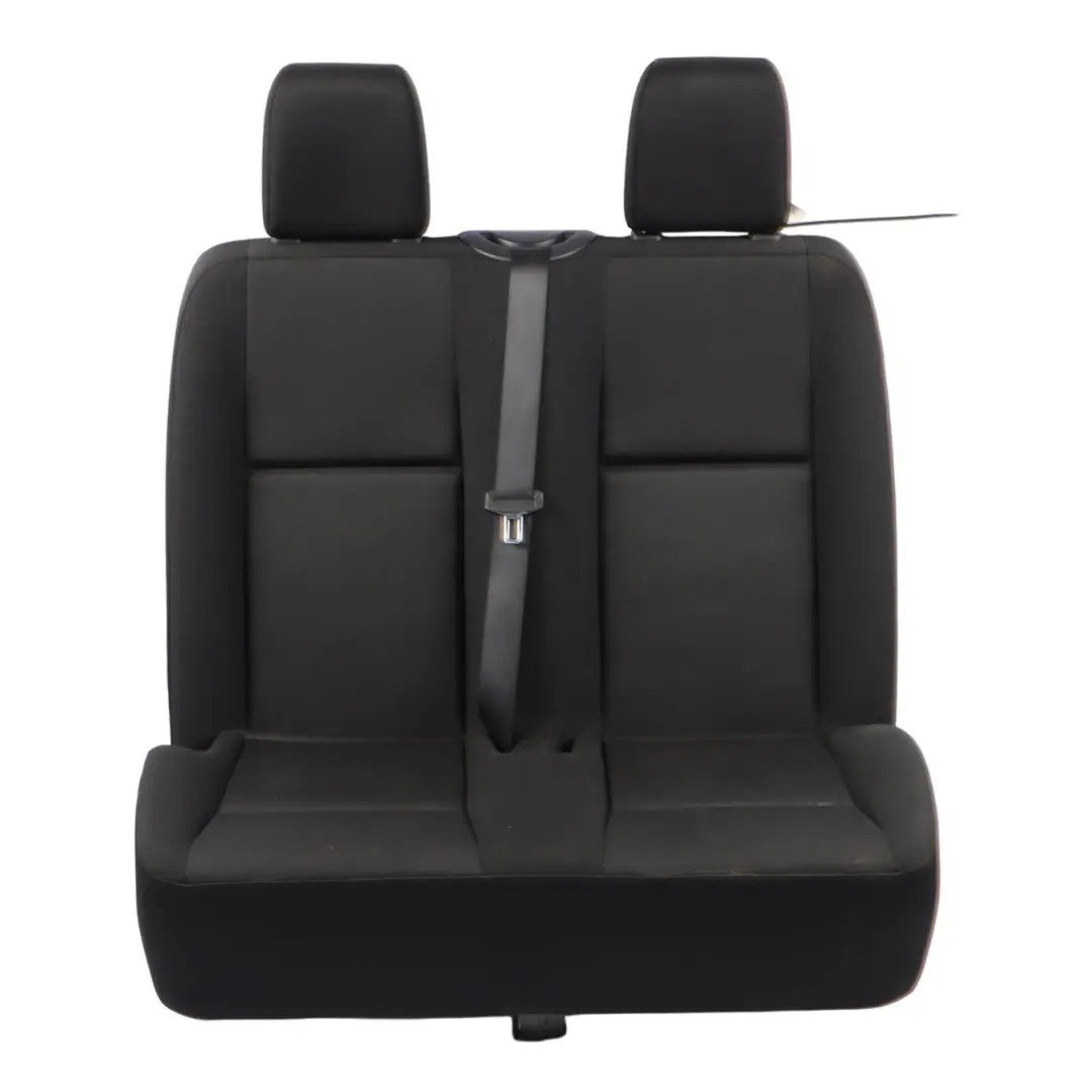 Front Seat Mercedes W910 Sprinter Double Left N/S Cloth Black Maturin Fabric