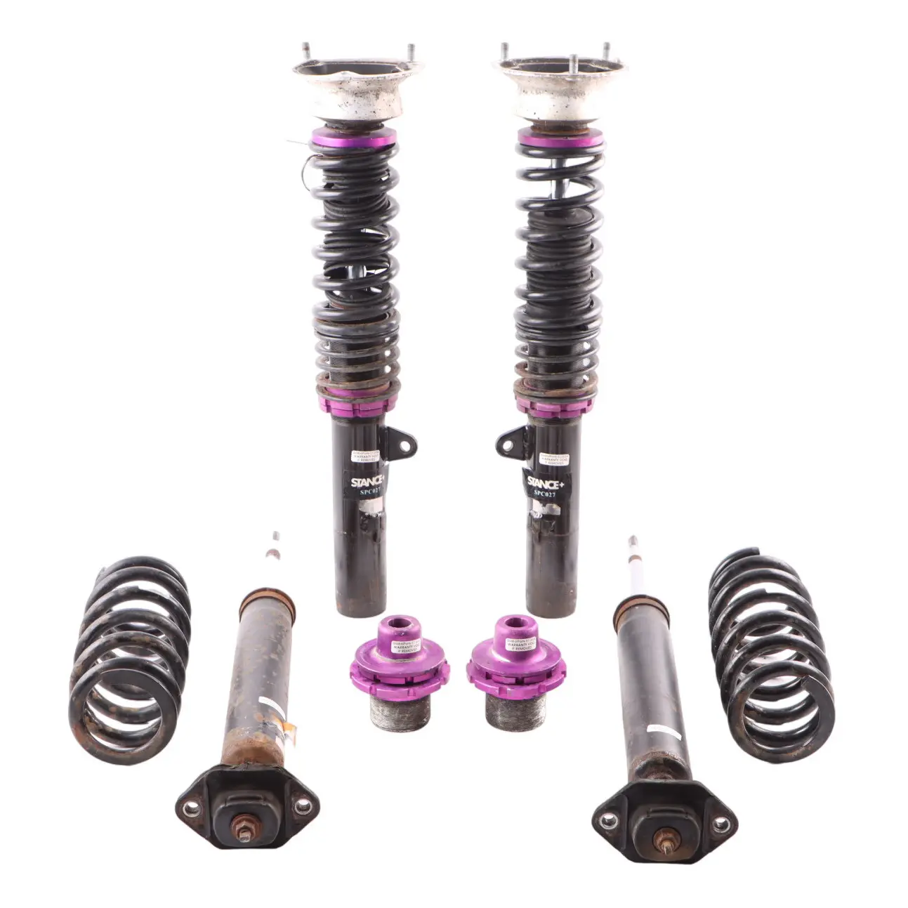 Spring Strut BMW E90 Stance Front Rear Left Right Suspension Shock Absorber Set