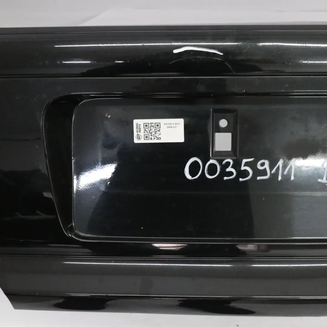 Rear Bumper BMW E81 E87 LCI Trim Panel Black Sapphire Metallic - 475