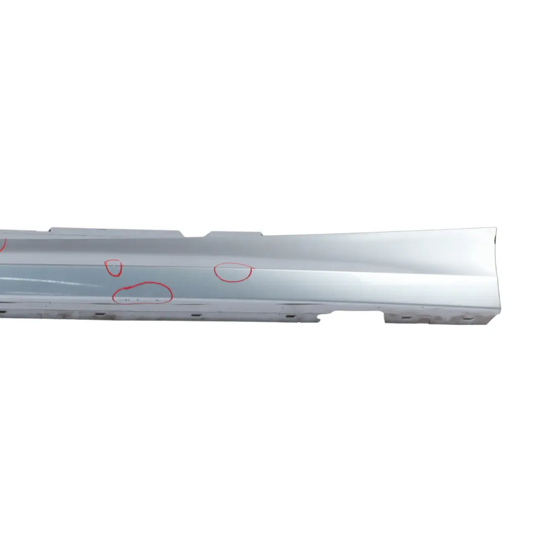 BMW E87 LCI Sill strip side skirt left N/S Bluewater Blue Water Metallic - 896