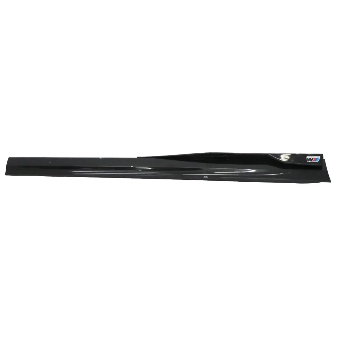 BMW E90 LCI Side Skirt M Sport Sill Strip Right O/S Black Sapphire Metallic 475