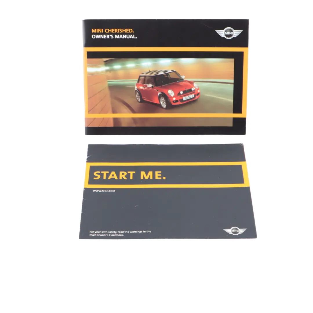 Mini R50 R53 Owner's Handbook Service Booklet Set Pouch Case 0156447