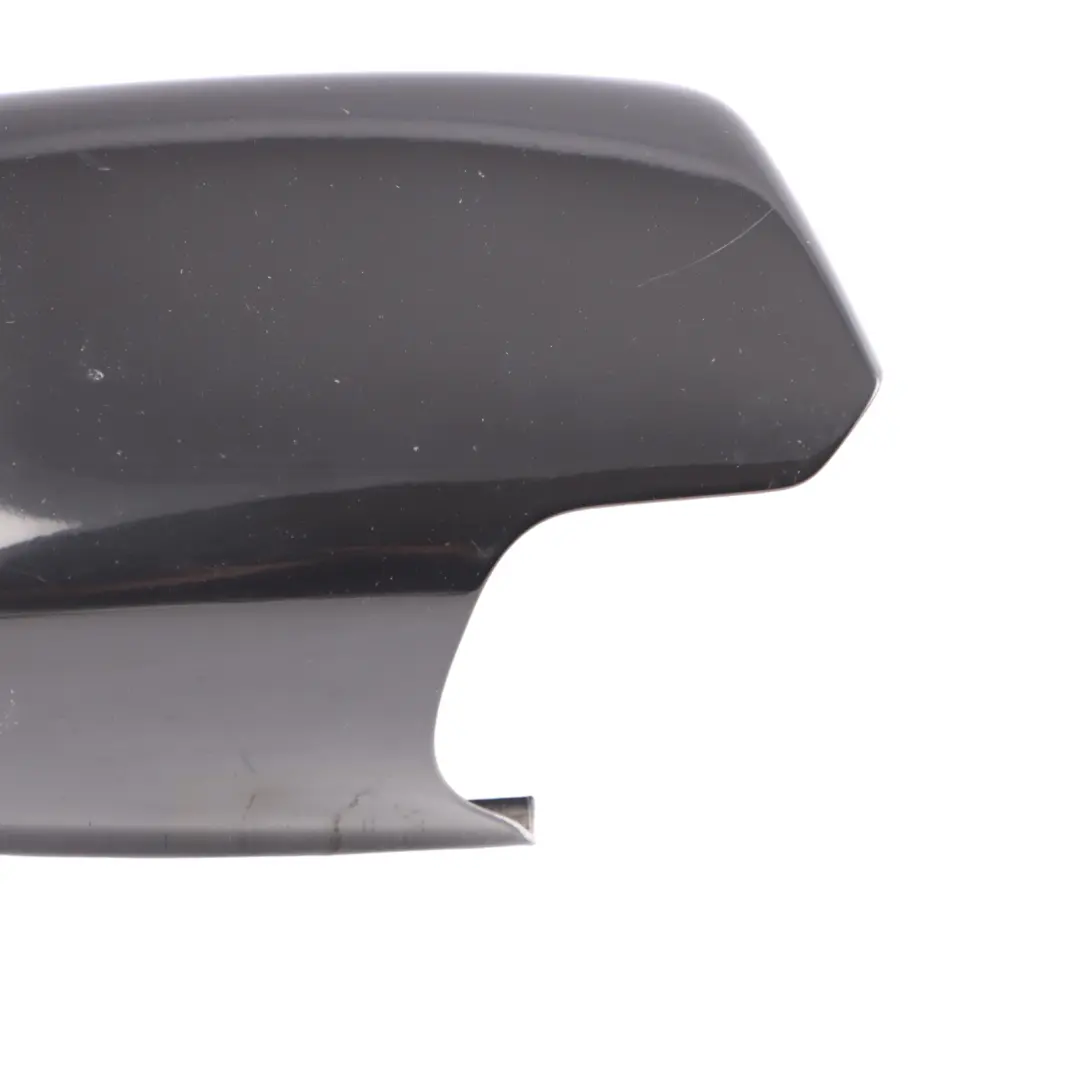 BMW X3 E83 Wing Mirror Cover Right Cap O/S Casing Schwarz 2 Black - 668 3412282