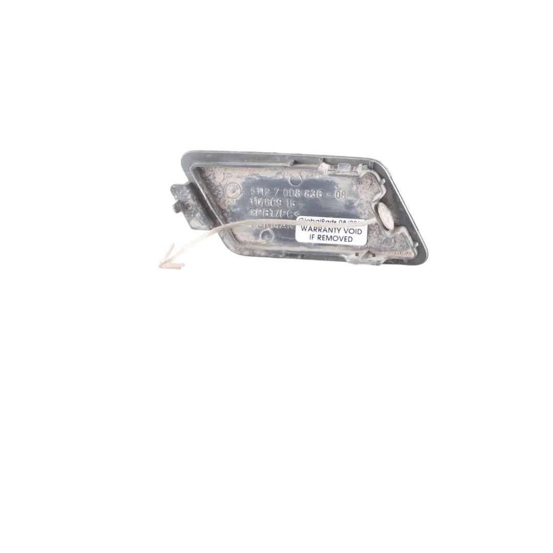 BMW E63 E64 Flap Towing Eye Rear Bumper Mystic Blue Metallic - A07 0306436
