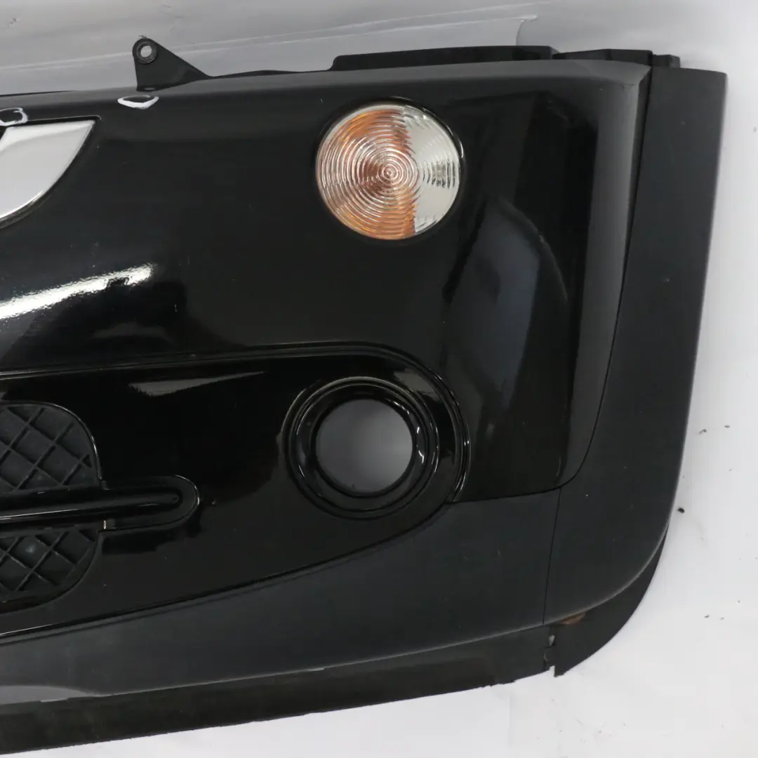 Mini Cooper R50 R52 Complete Front Bumper Panel Schwarz 2 Black - 668