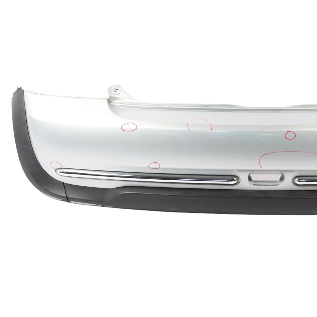 Rear Bumper Mini R50 Trim Panel Chrome Pure Silver Metallic - 900