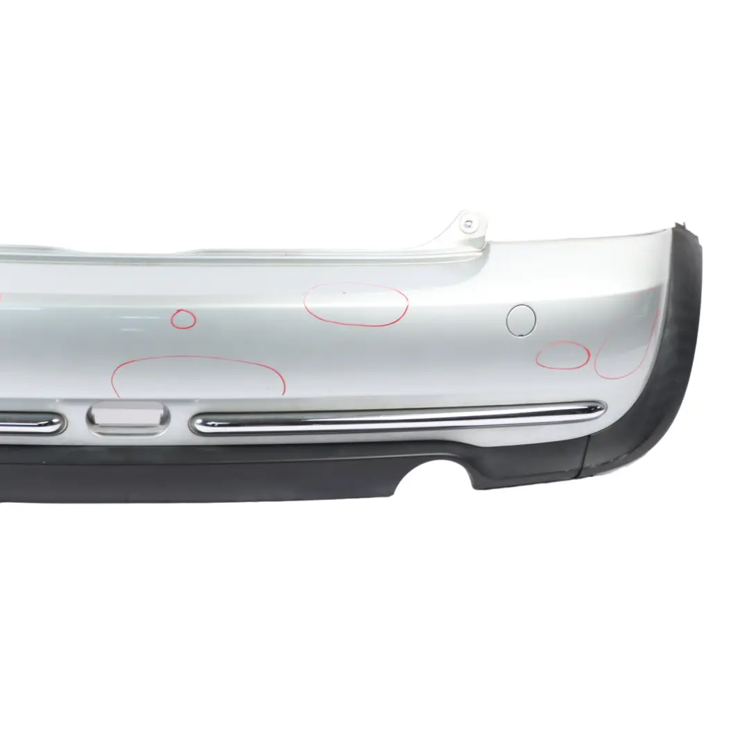 Rear Bumper Mini R50 Trim Panel Chrome Pure Silver Metallic - 900