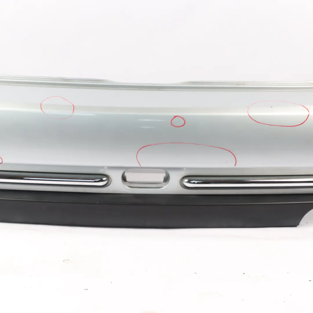 Rear Bumper Mini R50 Trim Panel Chrome Pure Silver Metallic - 900