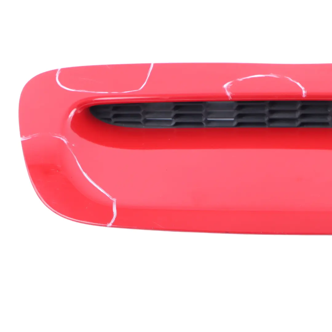 Grille Mini Cooper S JCW R55 R56 R57 Air Scoop Inlet Bonnet Hood Chili Red - 851