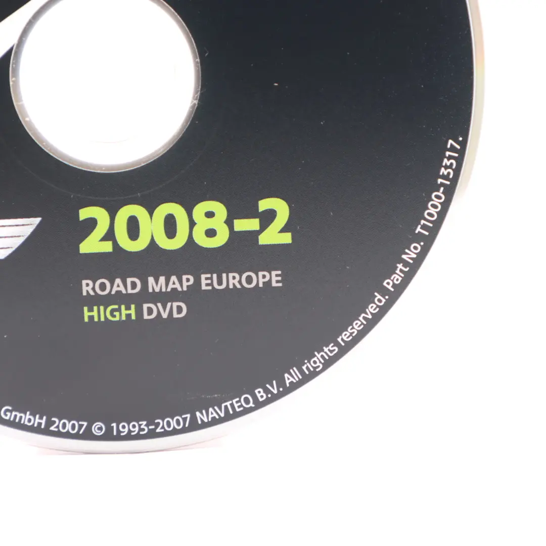 Mini R50 R52 R53 Update DVD Road Map Of Europe High 2008-2 0444933