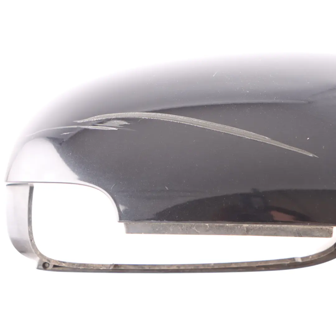 Wing Mirror Cover Volkswagen VW Touran 1T Right O/S Cap Casing Deep Black - C9X