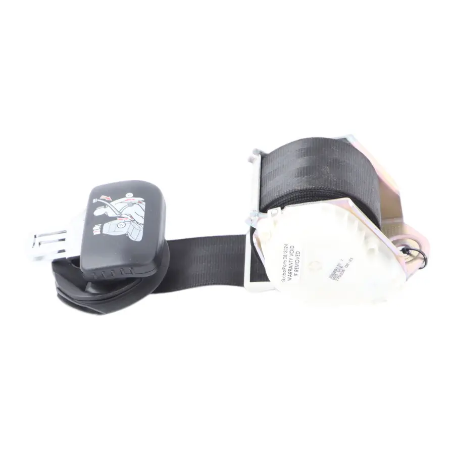 VW Volkswagen Touran 1T Seat Belt Rear Left N/S Black 3rd Third Row 1T0857811C