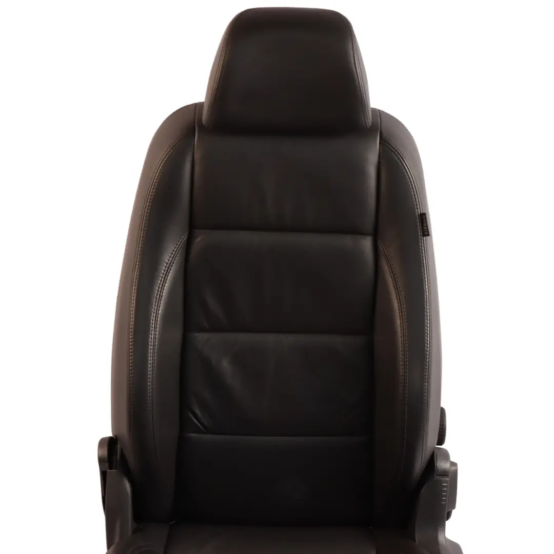 Volkswagen Touran 1T Front Seat Left N/S Heated Interior Imitation Leather Black