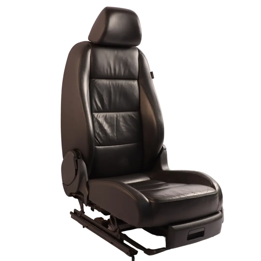 Volkswagen Touran 1T Front Seat Left N/S Heated Interior Imitation Leather Black