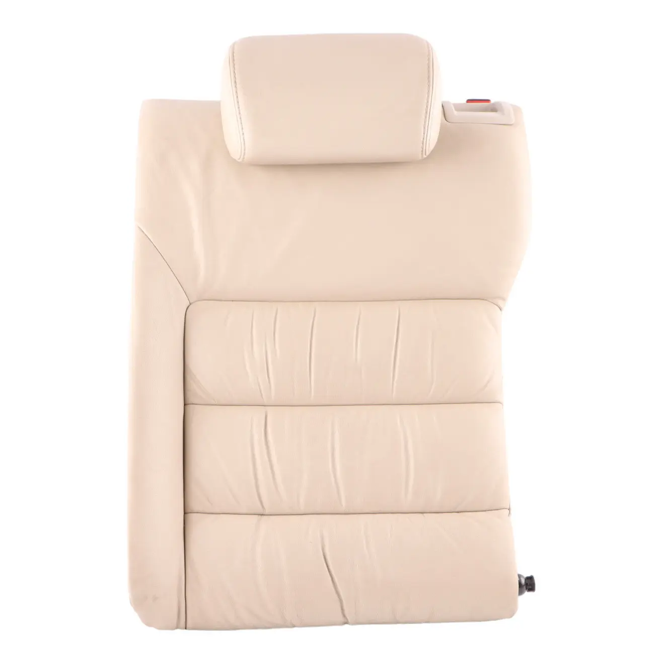 Skoda Octavia II Rear Seat Backrest Left N/S Cover Leather Ivory Beige 