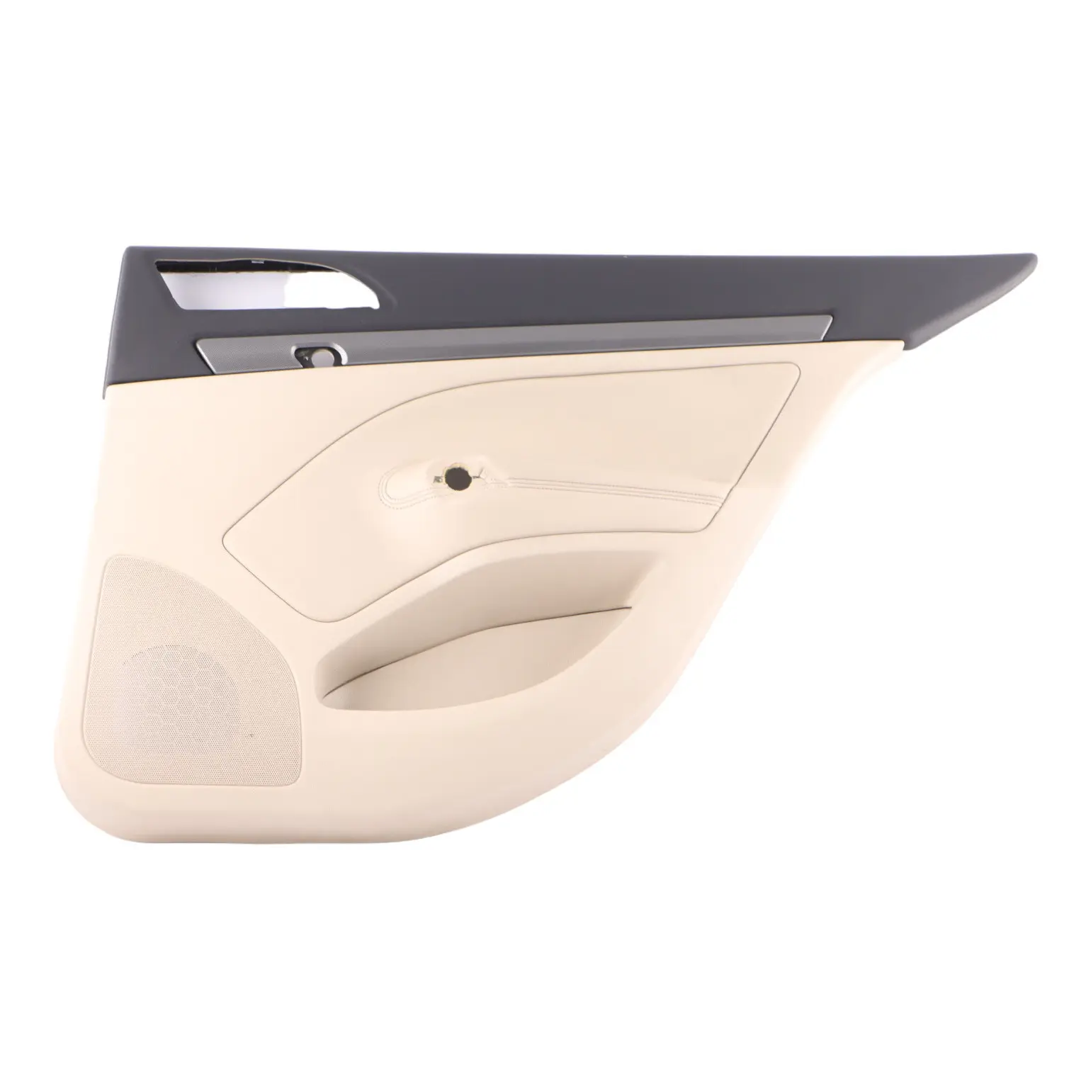 Skoda Octavia II Door Card Rear Right O/S Trim Panel Leather Ivory 1Z5867212AD