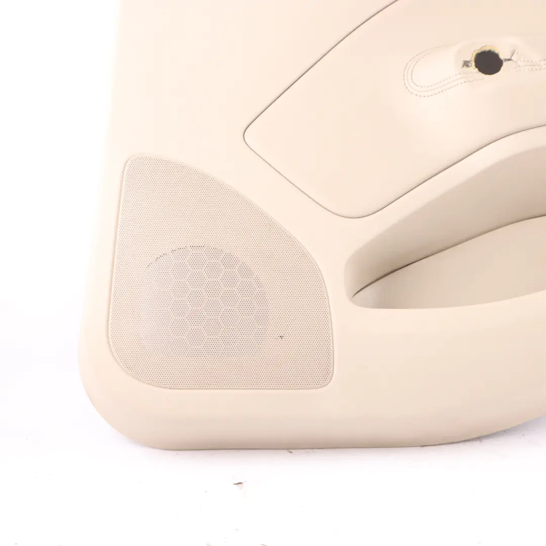 Skoda Octavia II Door Card Rear Right O/S Trim Panel Leather Ivory 1Z5867212AD