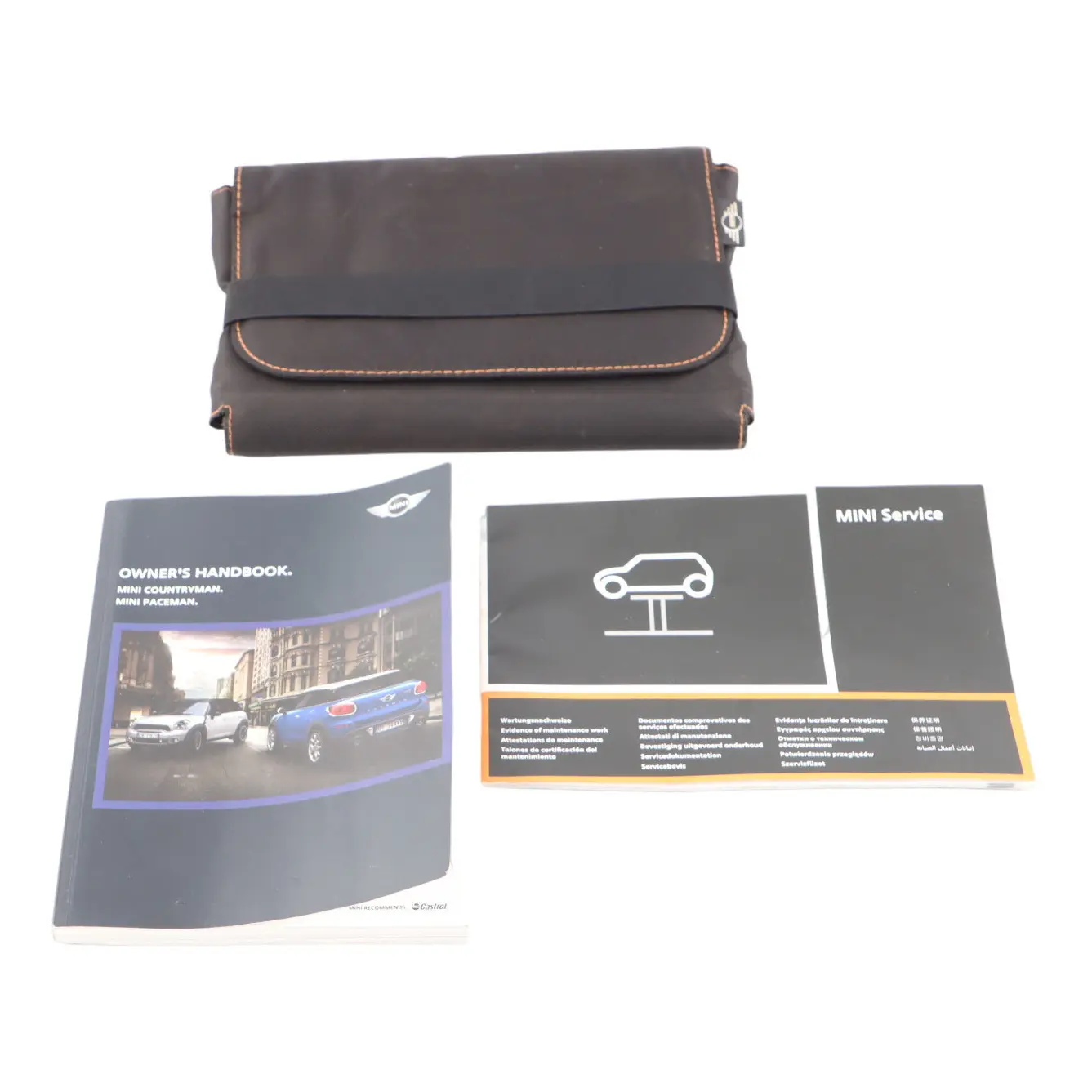 Mini Countryman R60 Service Booklet Owner's Handbook Case Wallet Pouch Set