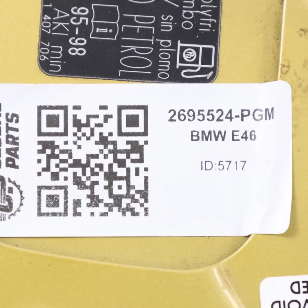 Tapa de la tapa de combustible BMW E46 M3 Cap Phoenix Yellow Amarillo - 445