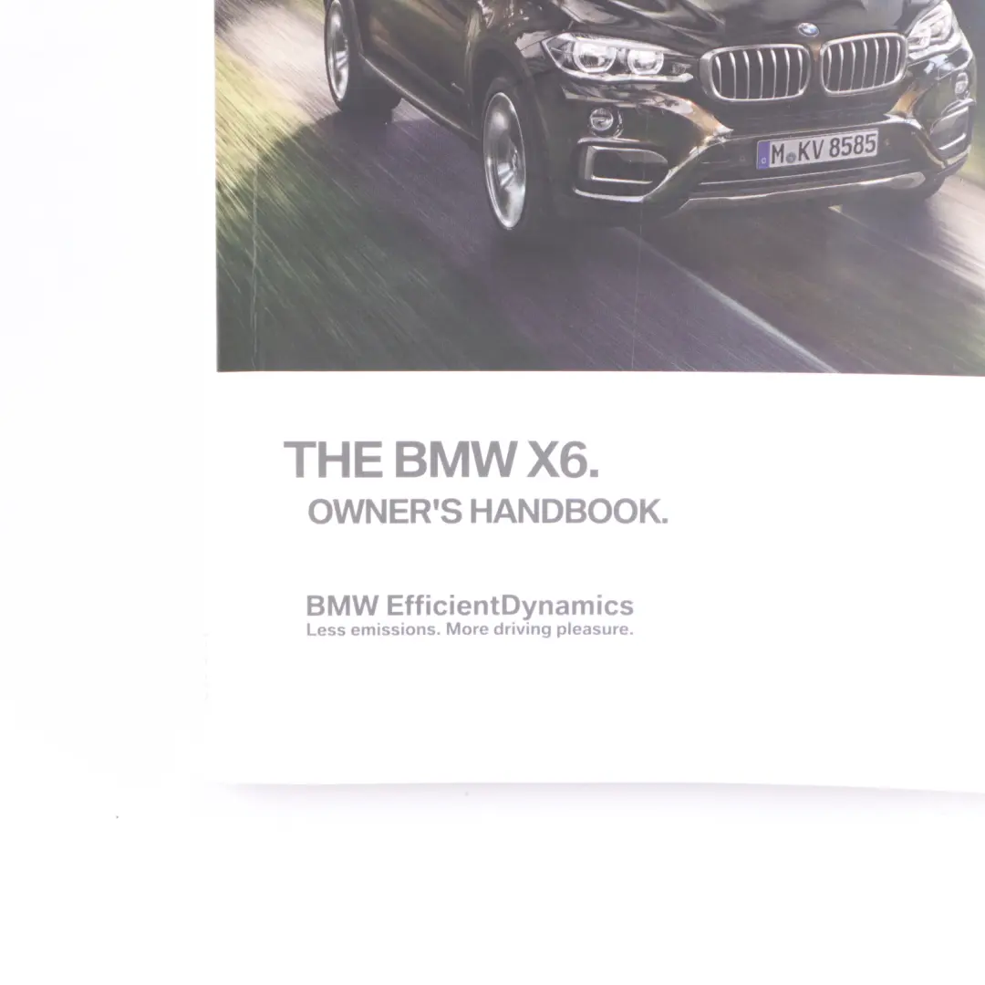 BMW X6 F16 Owner's Handbook Book Booklet Instructions Manual Pouch Case Walllet