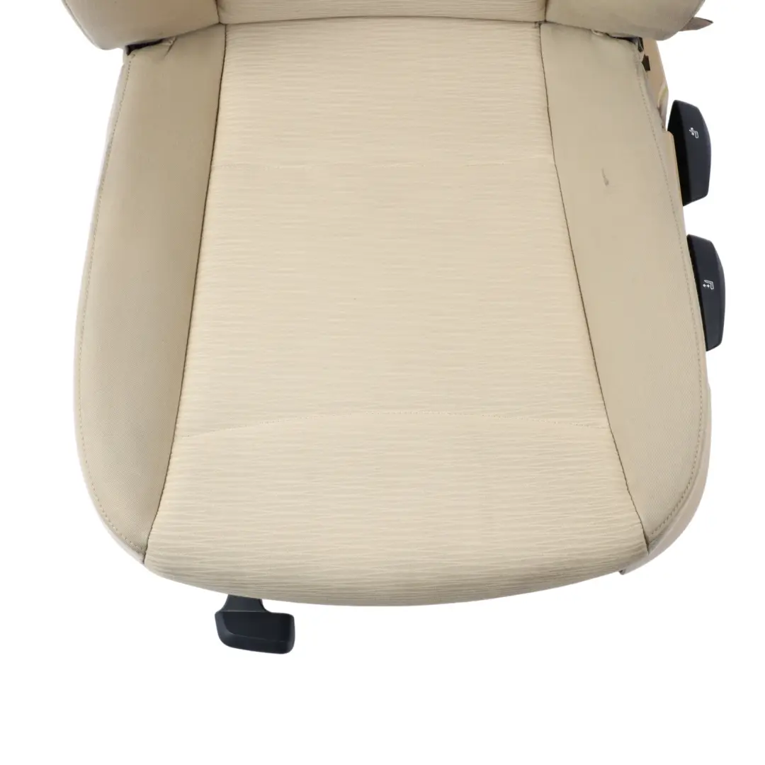 BMW X1 E84 Front Seat Left N/S Interior Cloth Fabric Elektra Savanna Beige