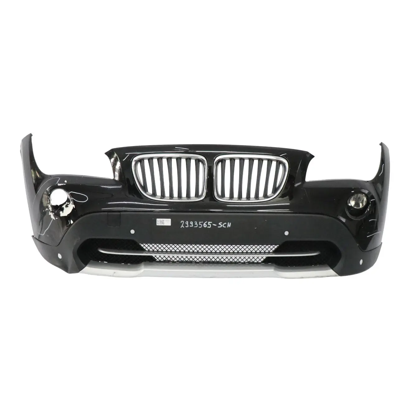 BMW X1 E84 Front Bumper Cover PDC Panel Schwarz 2 Black - 668