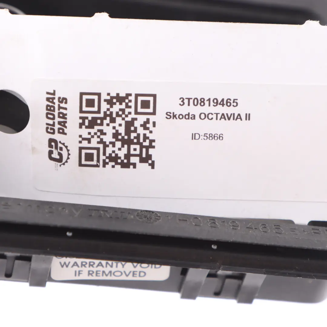 Skoda Octavia Mk2 Vent Flap Rear Right Left N/O/S Body Ventilation 3T0819465
